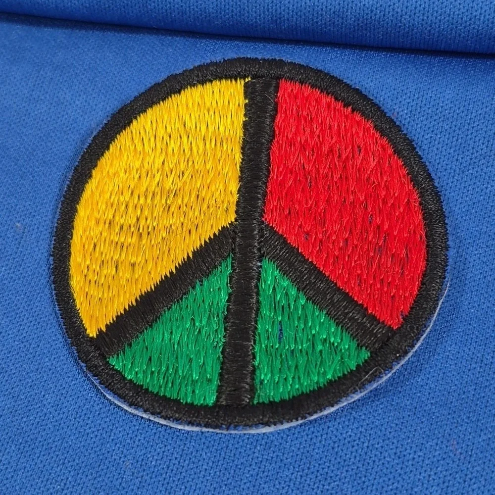 Embroidered Patches Peace Sign Yin Yang Rasta Pot Leaf‎ Hippie Crafts